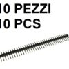 Strip line connettore a barra maschio 40 pin poli striscia passo 2,54mm